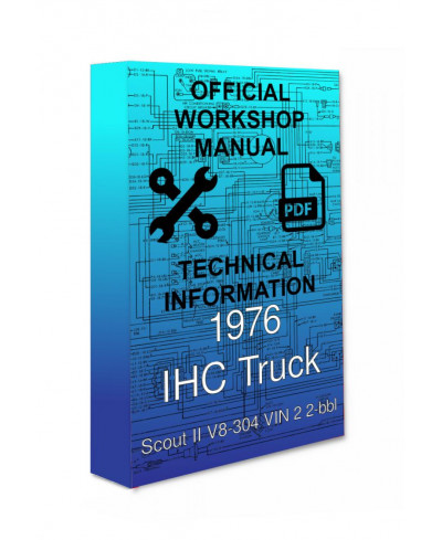 1976 IHC Truck Scout II V8-304 VIN 2 2-bbl