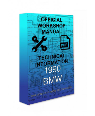 1990 BMW 750iL (E32/2) V12-4988cc 5.0L SOHC (M70)