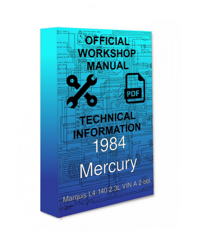 1984 Mercury Marquis L4-140 2.3L VIN A 2-bbl