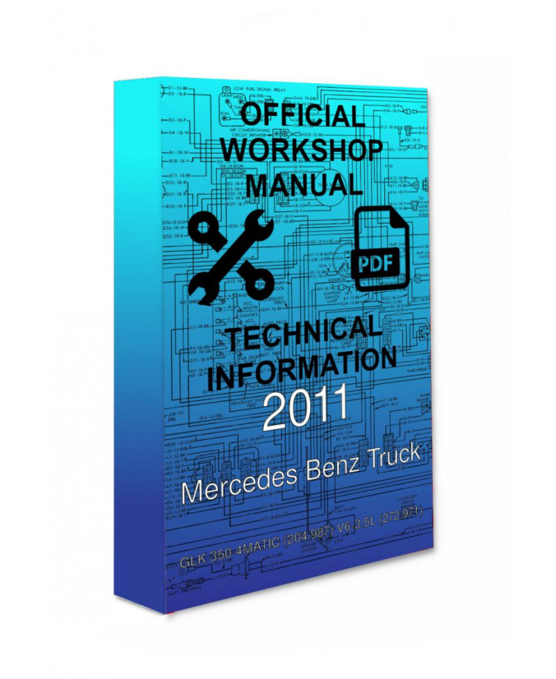 Mercedes Benz Truck, GLK 350 4MATIC (204.987), Cars, Manual, Workshop, Instruction, Repair