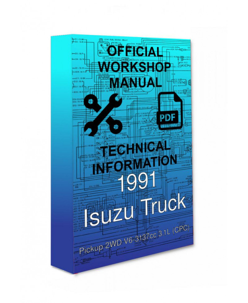 Isuzu Truck, Pickup 2WD, Cars, Manual, Workshop, Instruction, Repair