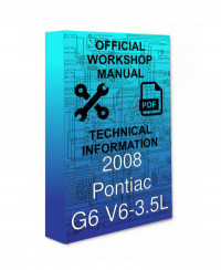 Pontiac, G6, Cars, Manual, Workshop, Instruction, Repair